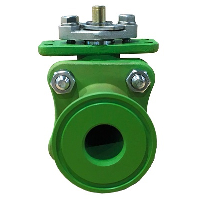 HF5 FLOATING, 2-WAY BALL VALVE (PTFE　COATING)